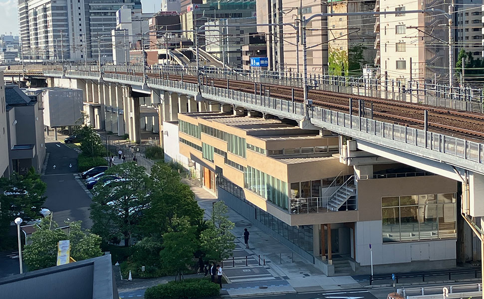 新幹線名古屋駅付近